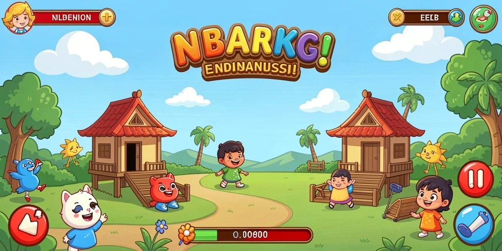 Screenshot menampilkan aksi seru dalam permainan.