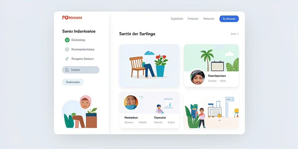 Tampilan antarmuka utama DEWALIN yang menarik dan user-friendly.