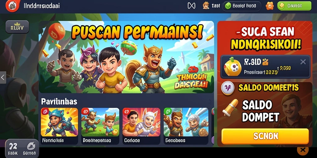 Tampilan antarmuka yang sederhana dan menarik.