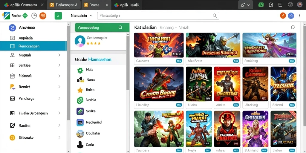 Tampilan antarmuka pengguna yang modern dan intuitif.