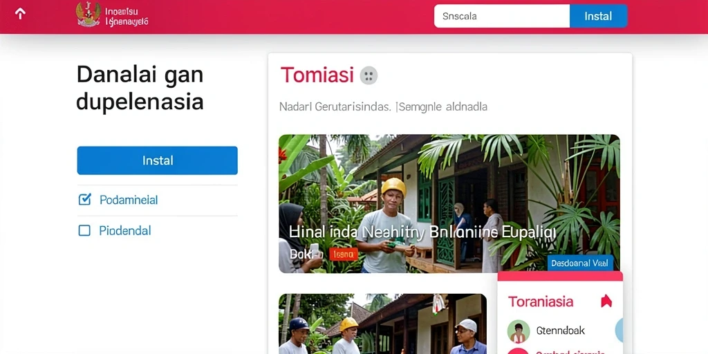 Tampilan awal yang menarik dan penuh warna.