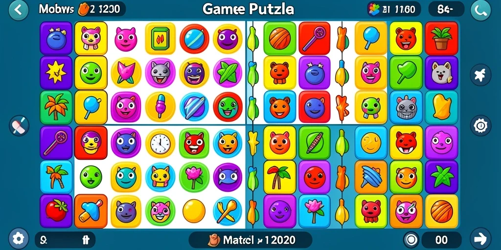 Screenshot menunjukkan aksi karakter dalam level seru.